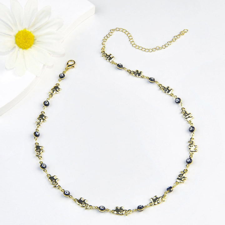 Colorful Elephant Charm Eyewear Chain Bowlift