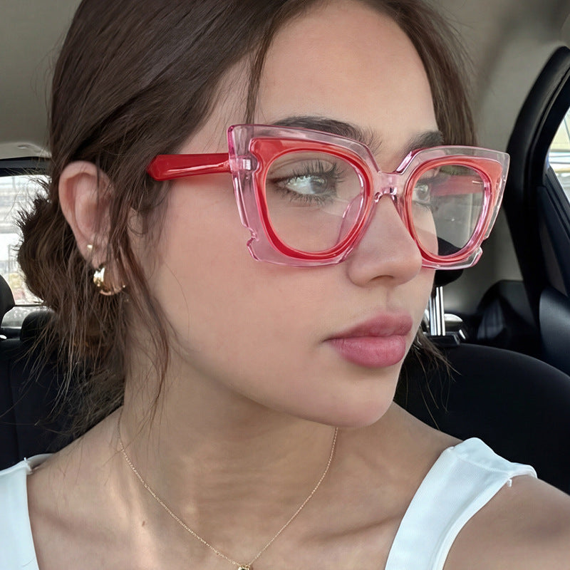 Women's oversized sunglasses with extravagant frame and UV protection Bowlift