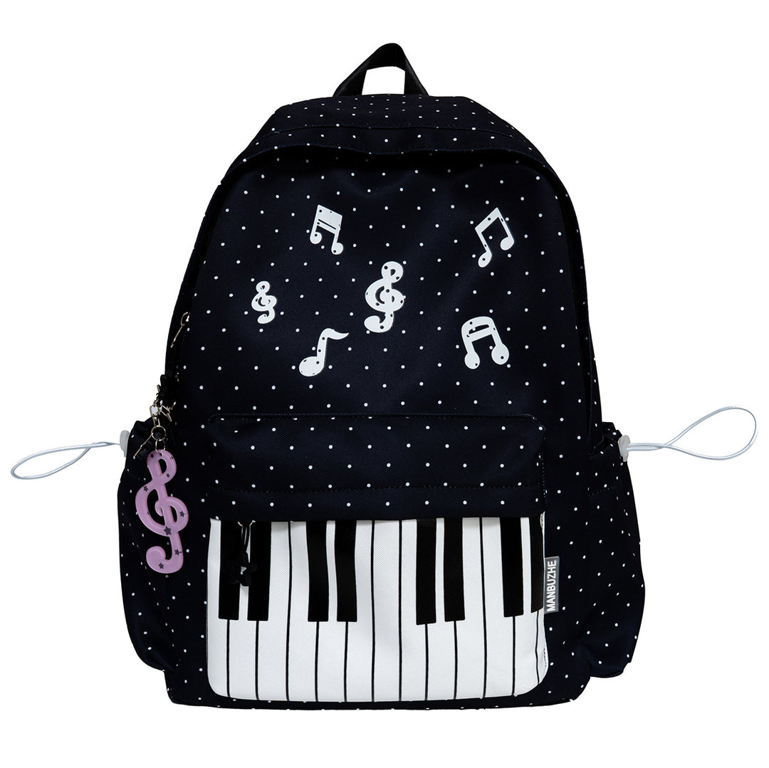 Musical-Themed Casual School Backpack Bowlift