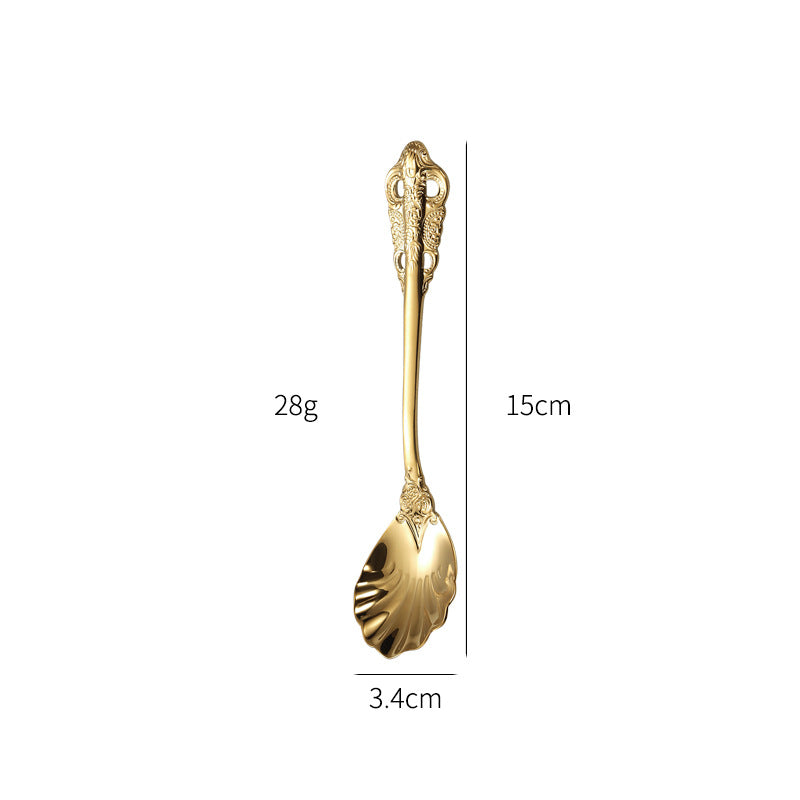 Elegant fish fork with artistic handle design Bowlift