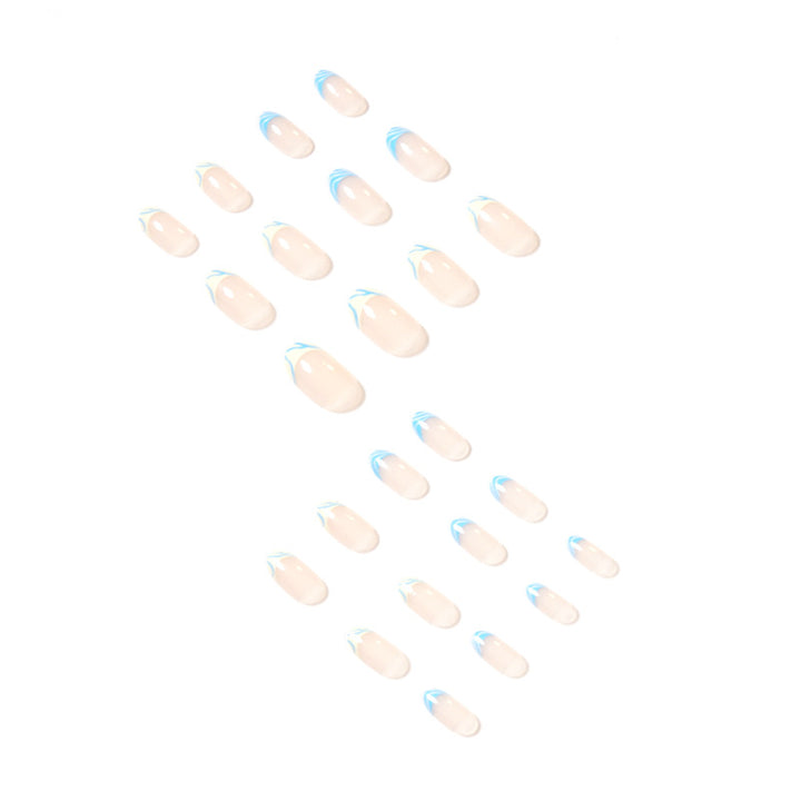 Creative Nail Art with Gradient and Geometric Accents Bowlift