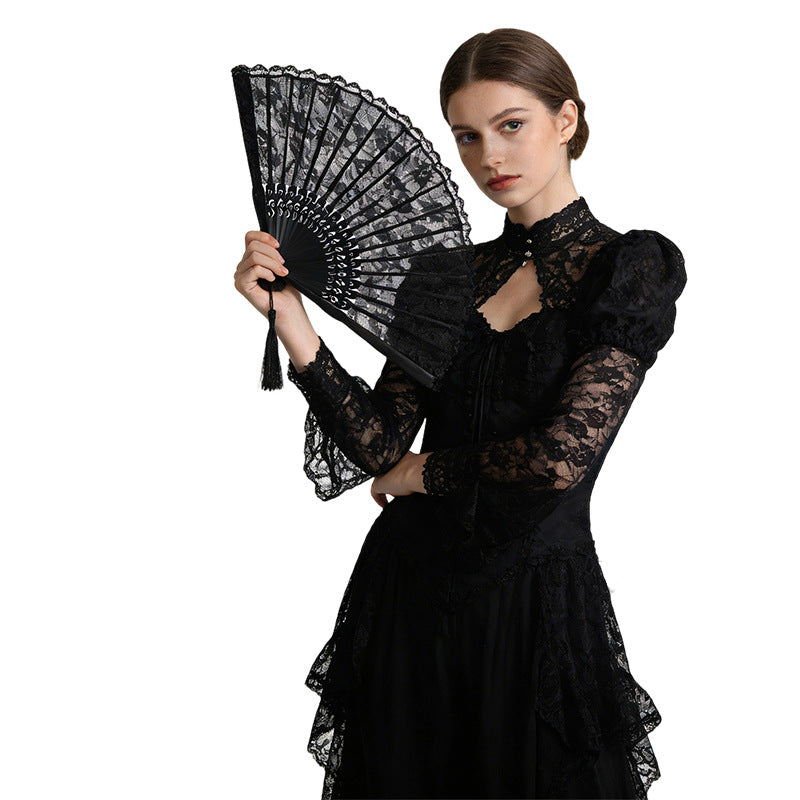 Women Lace Fan Bowlift