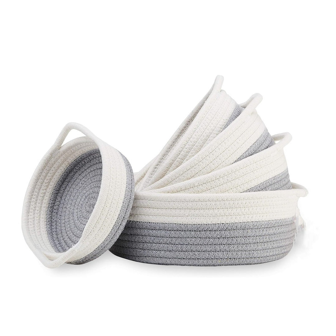 Women High-Quality Storage Basket Set made of Natural Cotton Material Bowlift