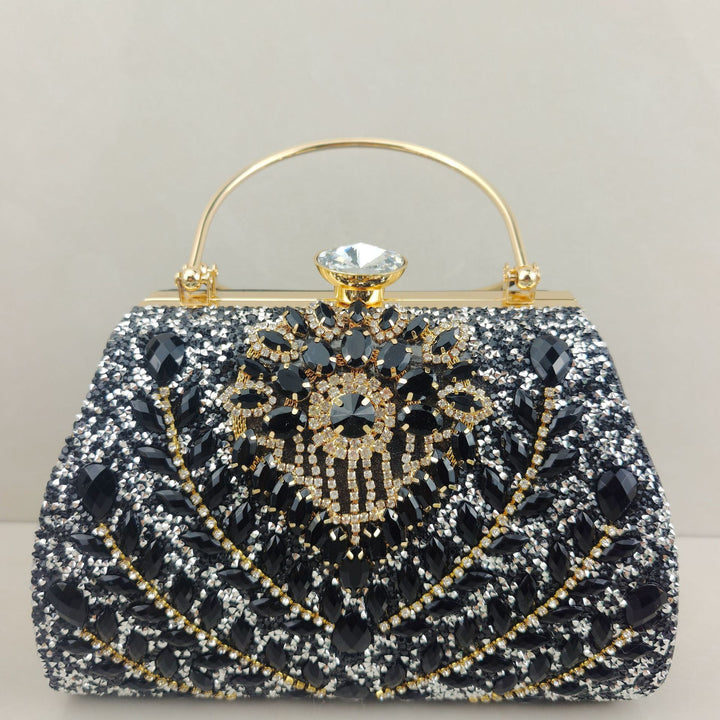 Ornate Jeweled Evening Clutch