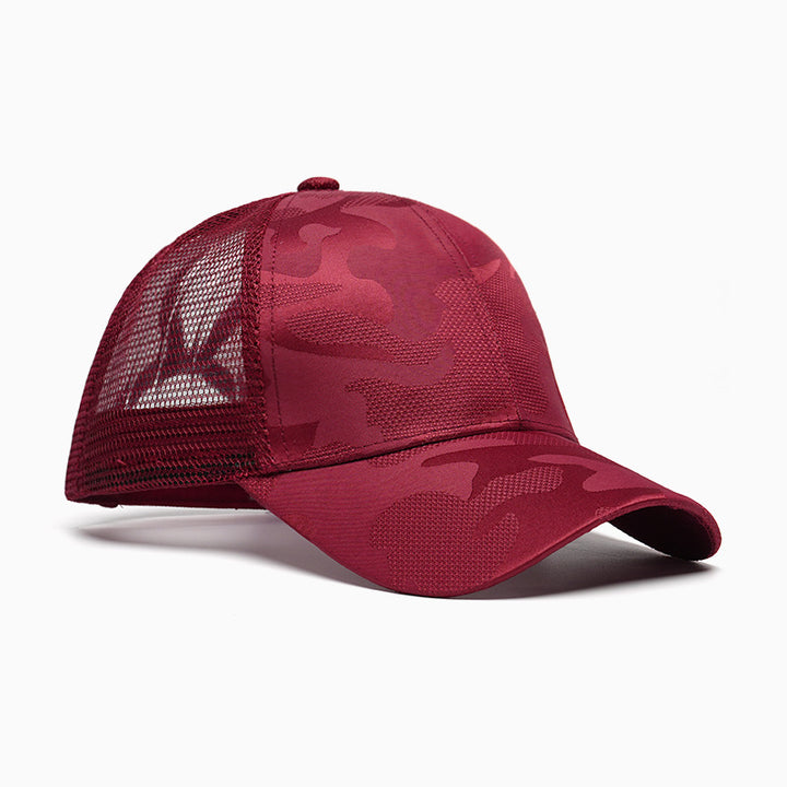Unisex Breathable Camouflage Baseball Cap Bowlift