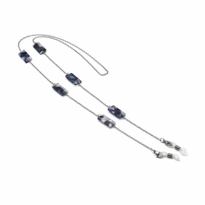 Elegant Bead-Accented Eyewear Holder Chain Bowlift
