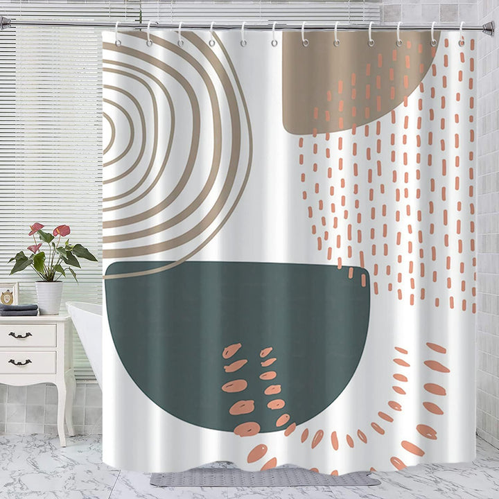 Floral Print Shower Curtain Bowlift