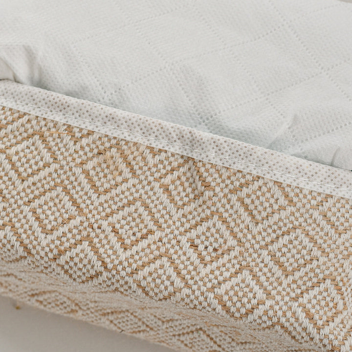 Decorative Textured Tissue Box Cover Bowlift