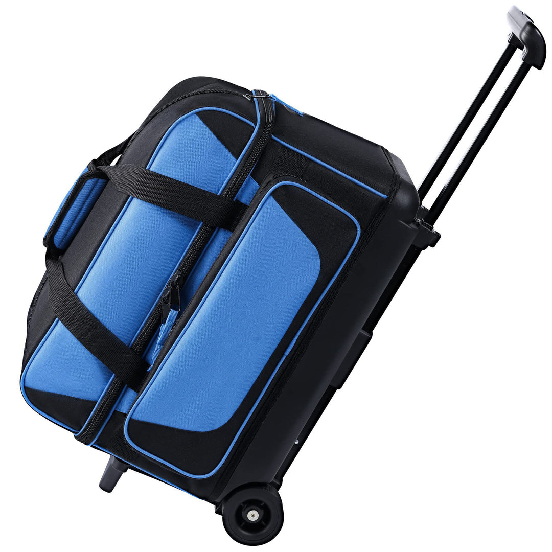 Unisex travel bag with telescopic carrying handle and sturdy bottom plate Bowlift