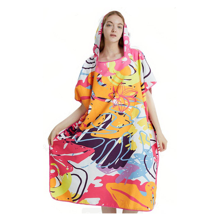 Women colorful bath tunnel with hood Bowlift