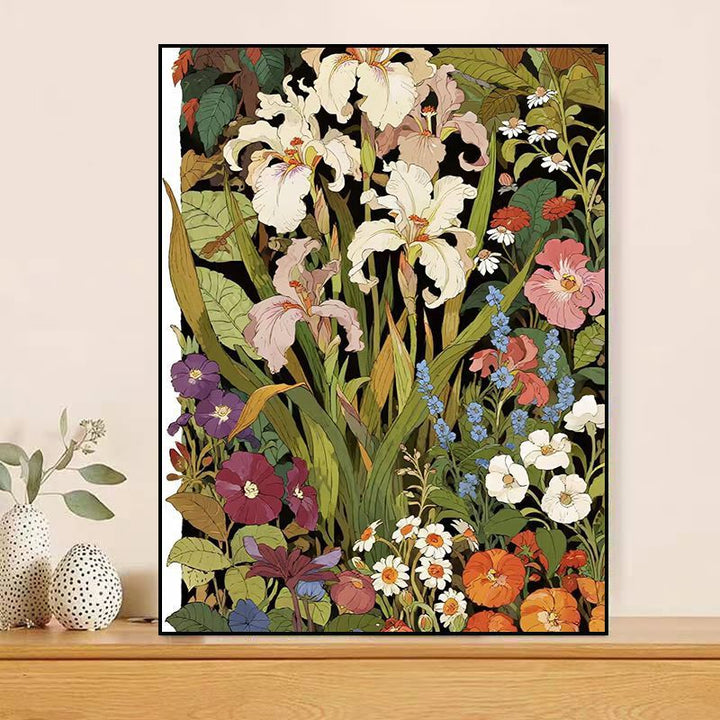 Floral-Themed Canvas Artwork Bowlift