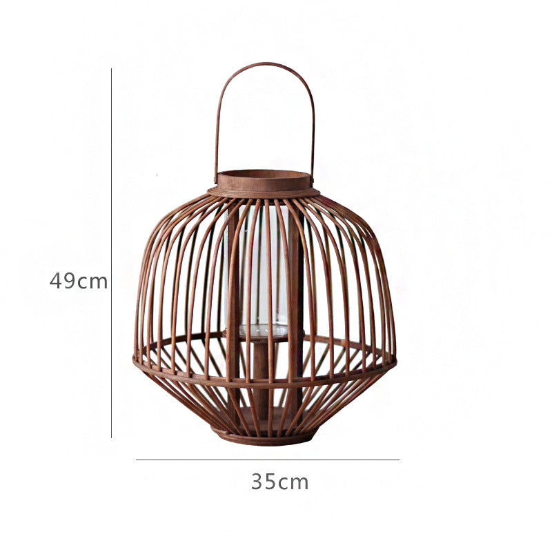 Decorative Rattan Lantern Bowlift
