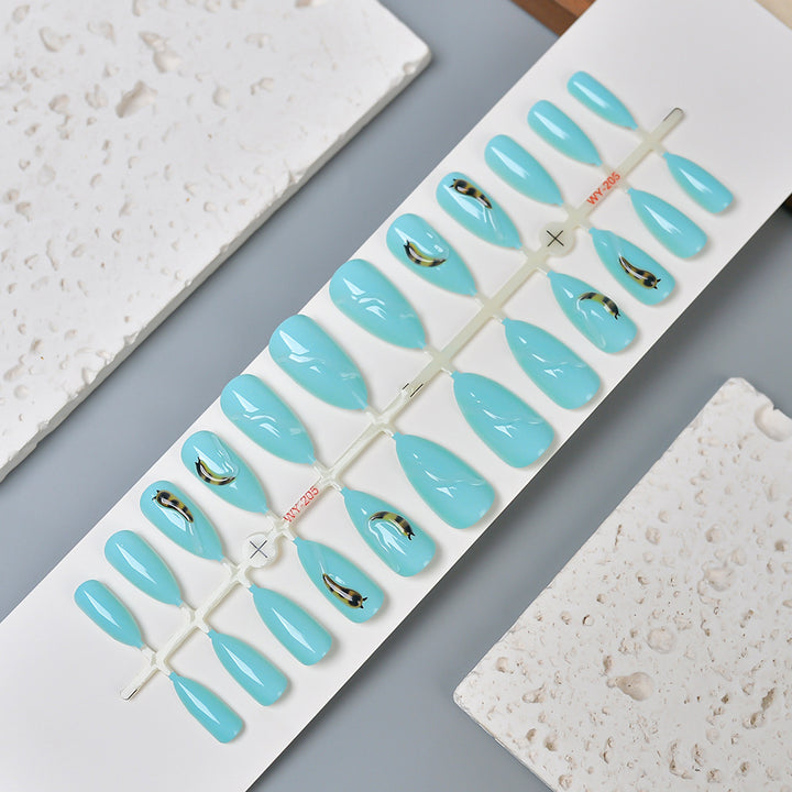 Stylish Decorative Press-On Nail Set Bowlift