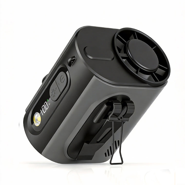 Ladies portable mini fan with LED lamp Bowlift