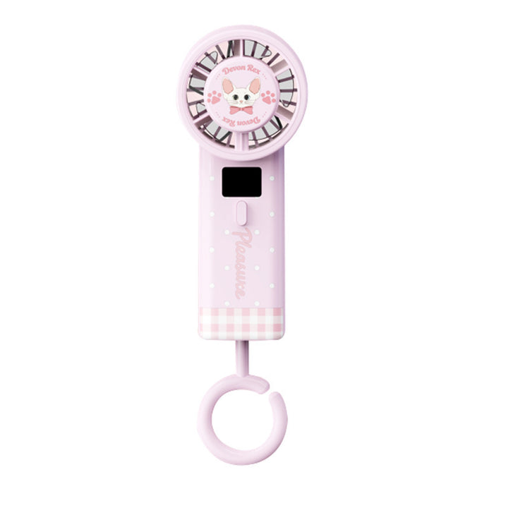 Penguin-Themed Handheld Fan Bowlift