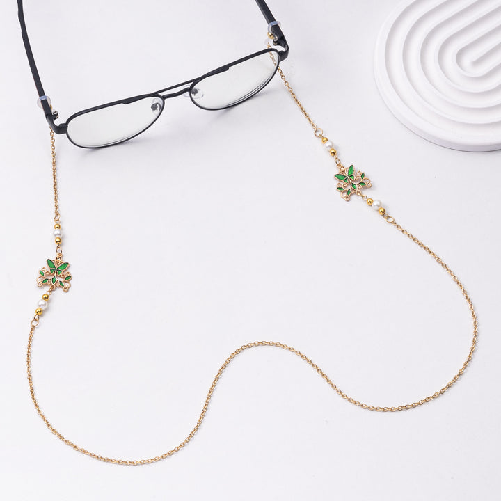Floral Design Eyewear Chain Bowlift