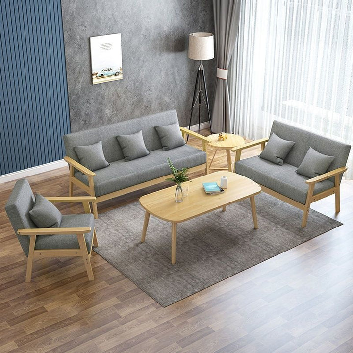 Modern Upholstered Living Room Seating Set Bowlift