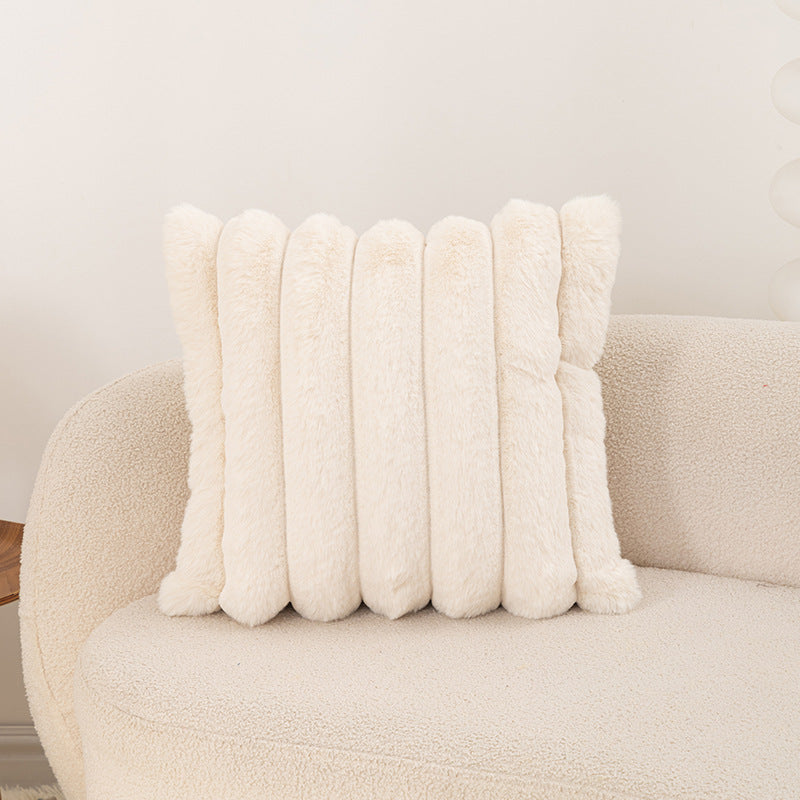Plush Textured Decorative Cushion
