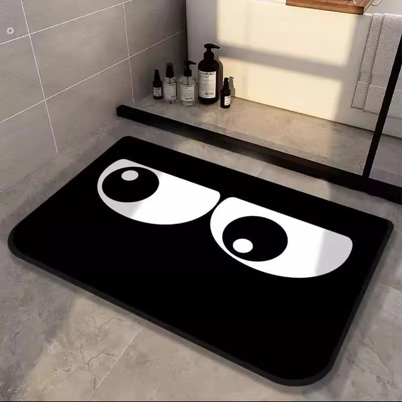 Cute Cartoon-Themed Bath Mat