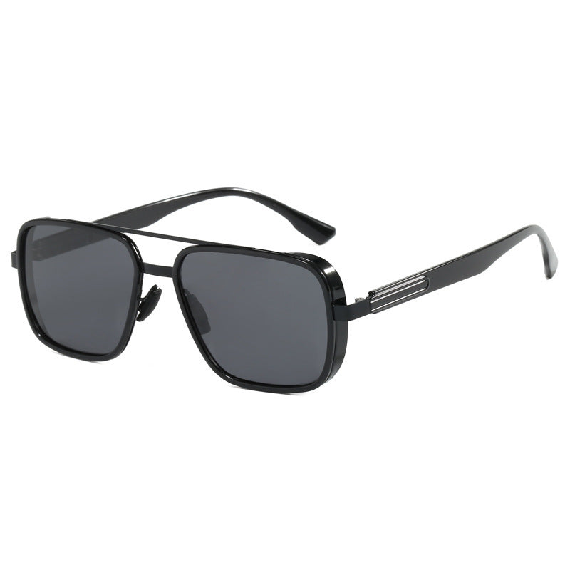 Ladies elegant square sunglasses with high-quality metal frame Bowlift