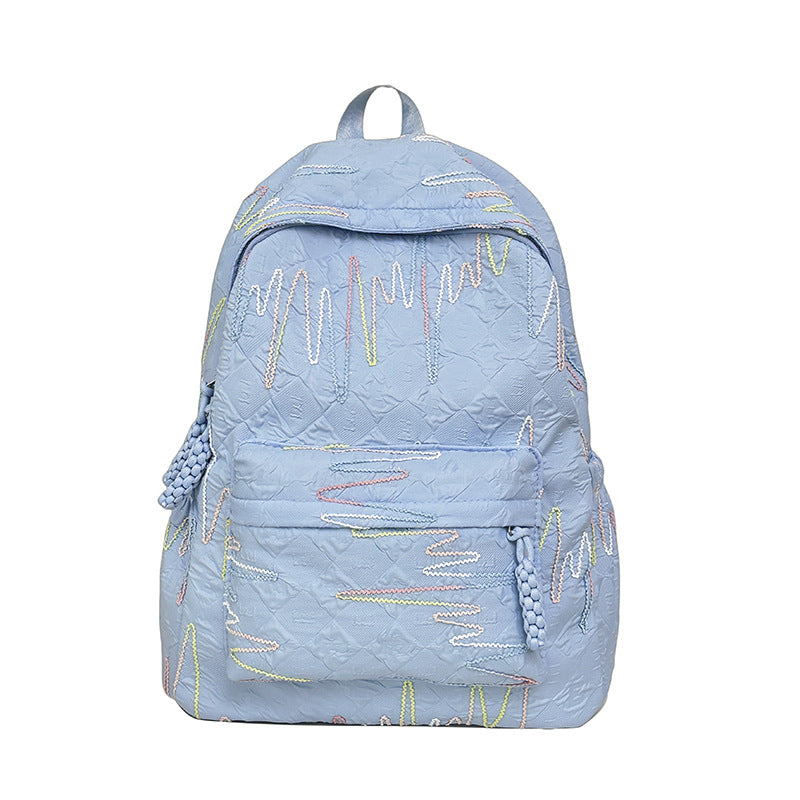 Backpack with Colorful Geometric Design Bowlift