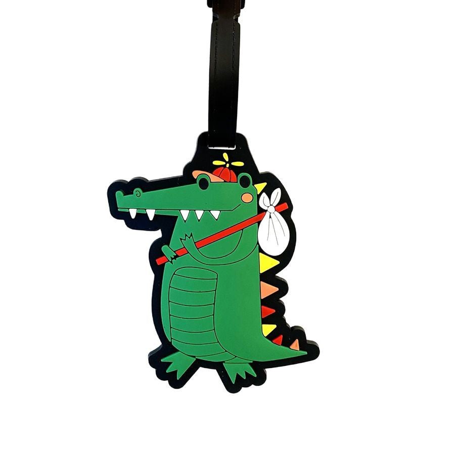 Fun Crocodile Luggage Tag Bowlift
