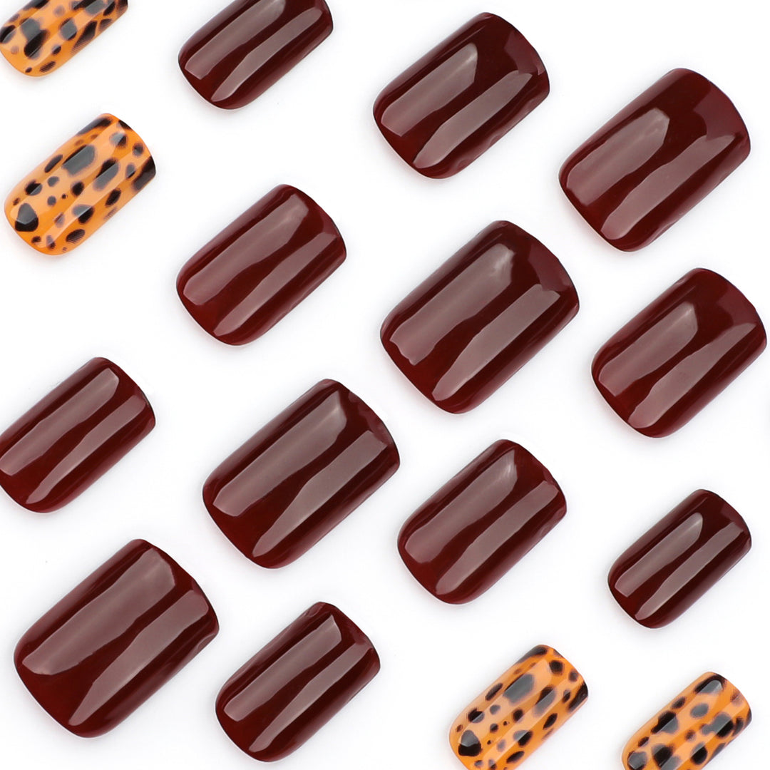 Artful nail art with animal leopard design Bowlift