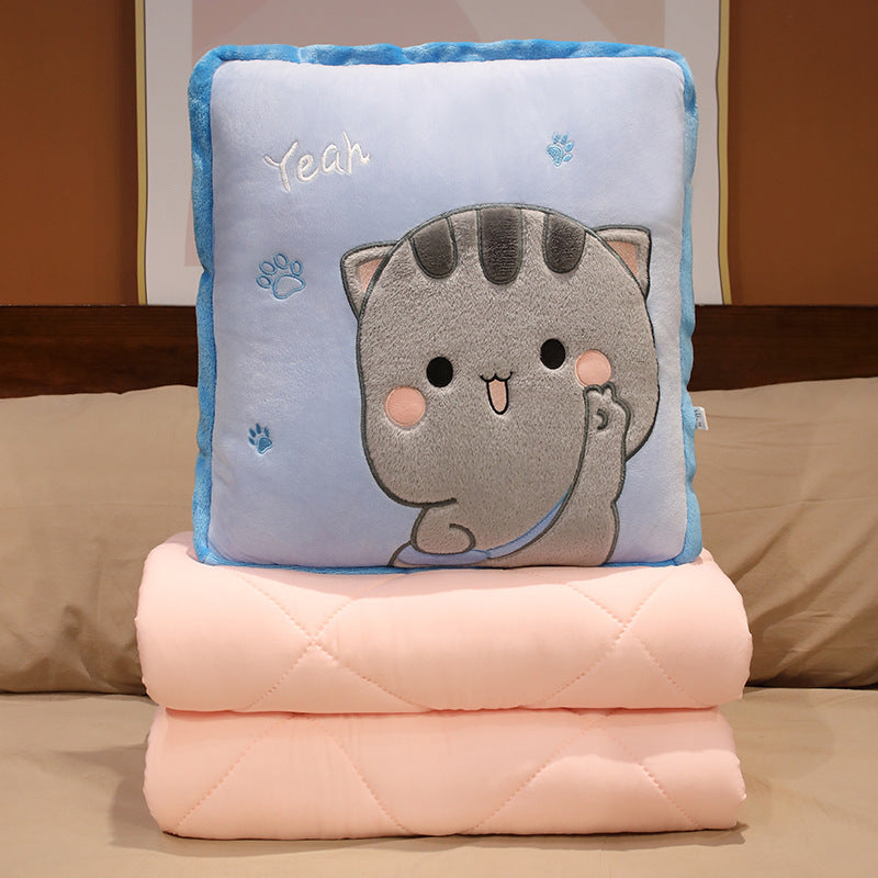 Plush pillow with cute husky design Bowlift