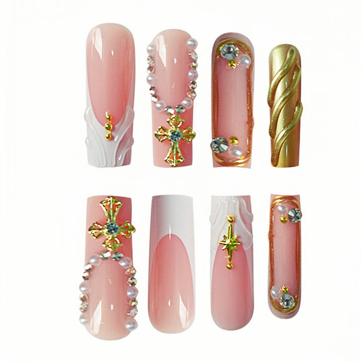 Ornate Press-On Nail Extensions Bowlift