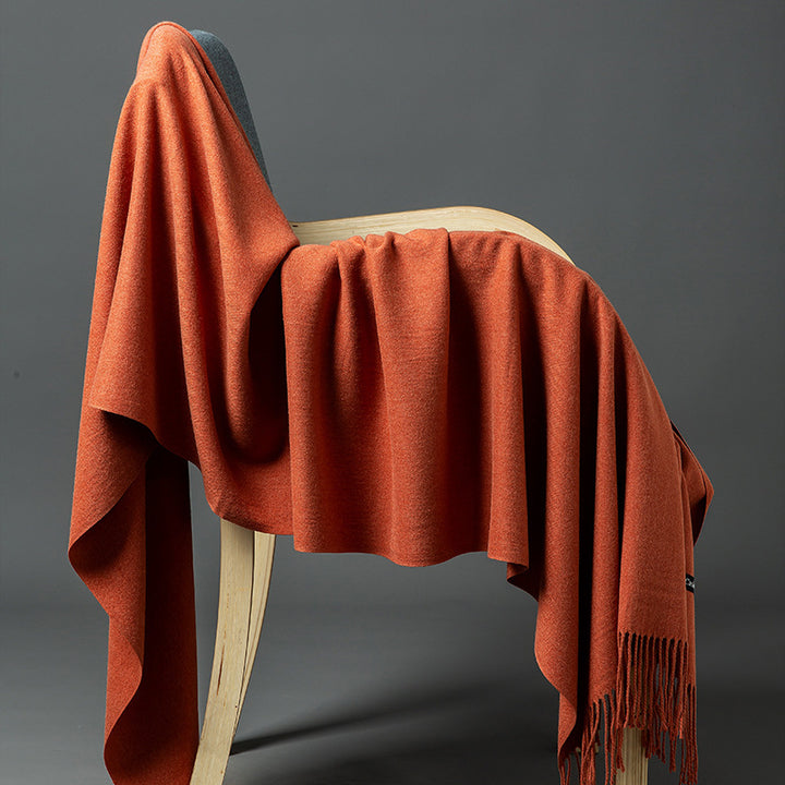 Luxurious Cashmere-Blend Throw Blanket