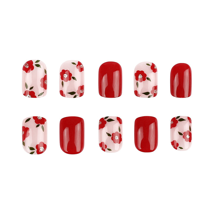 Floral Gel Nail Art Set Bowlift