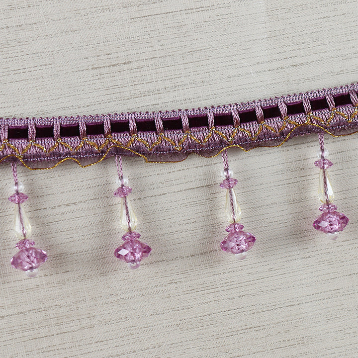 Decorative lace trim with pearls Bowlift