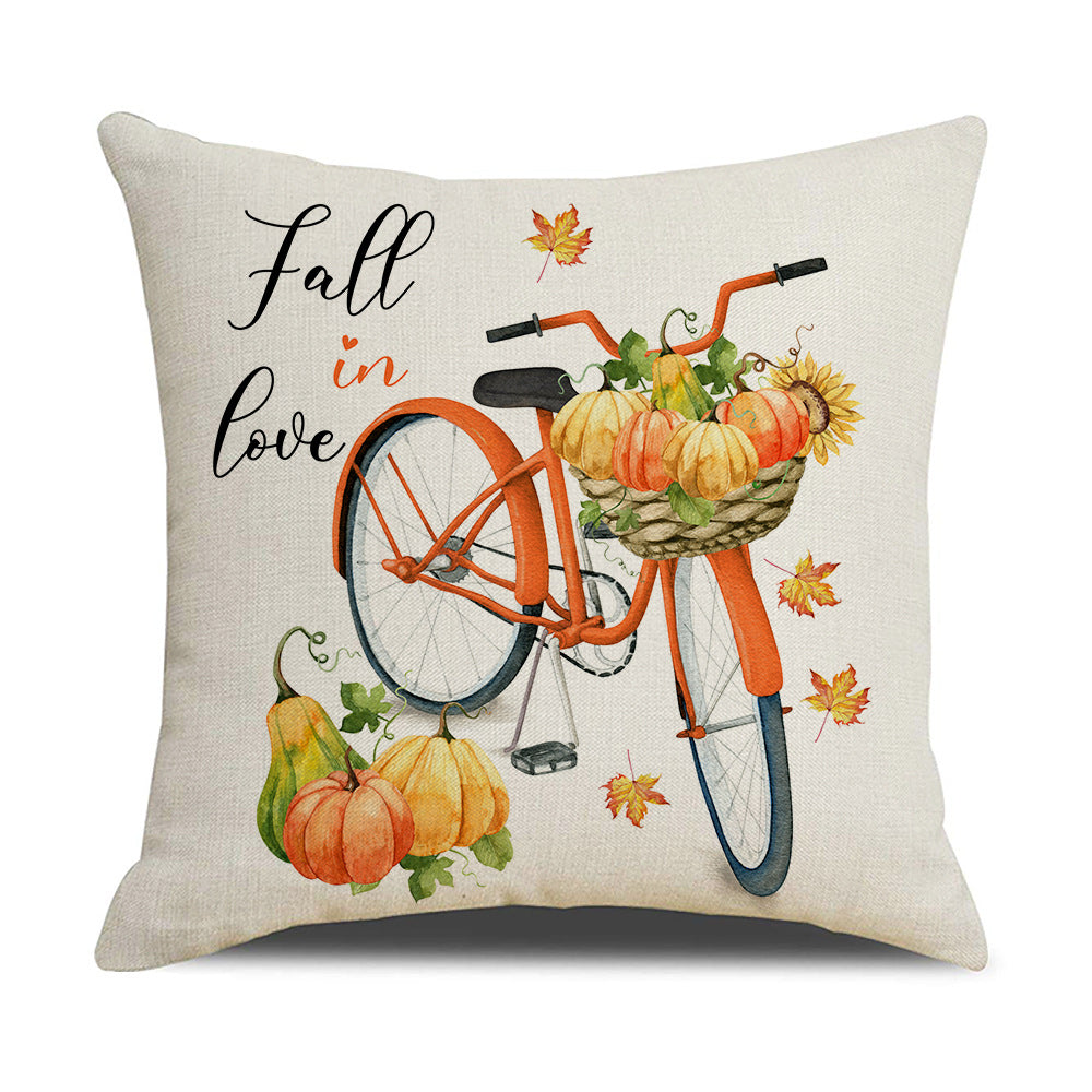 Women's pillowcase with autumn pumpkin design Bowlift