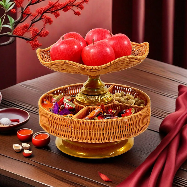 Ladies fruit bowl with multiple compartments Bowlift