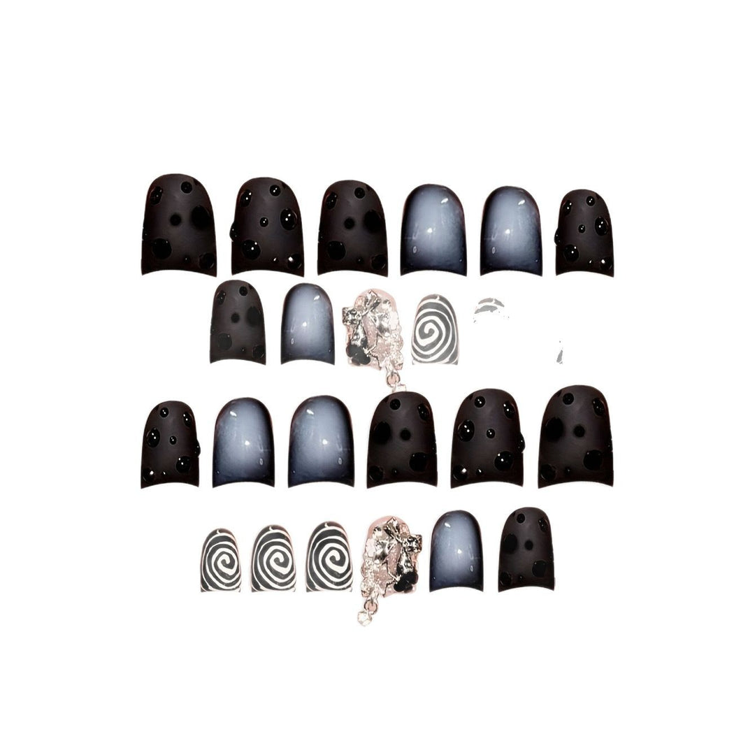 Stylish Press-On Nail Art Set Bowlift
