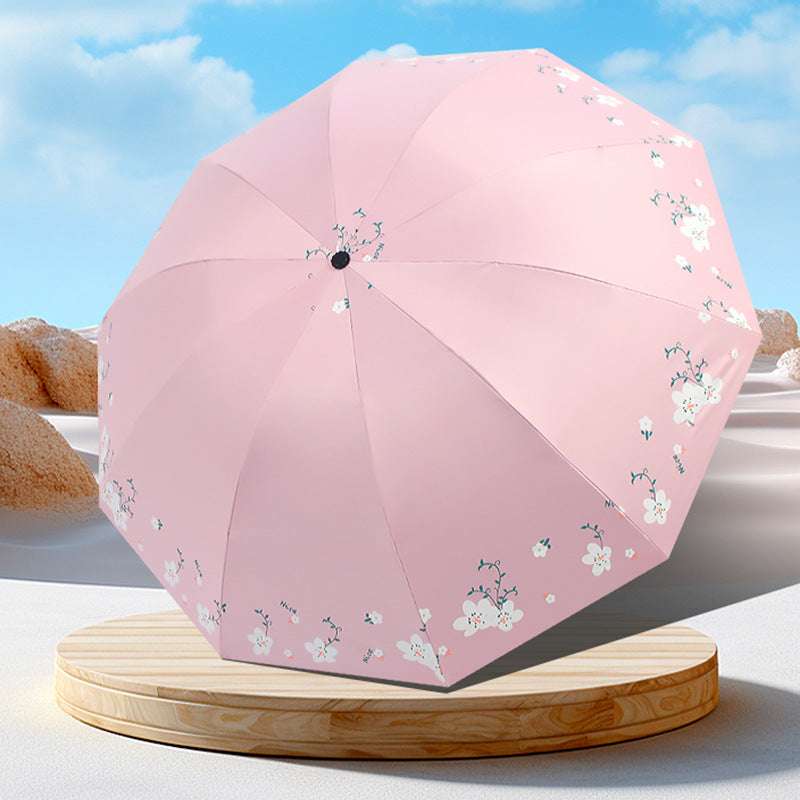 Ladies Artfully Designed Umbrella Bowlift