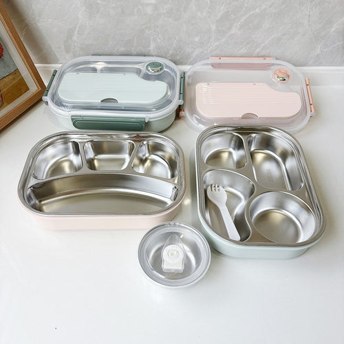 Multi-Compartment Stainless Steel Lunch Box