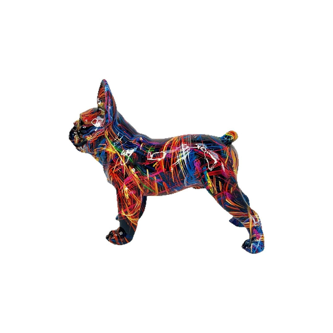 Artistic Bulldog Sculpture Bowlift