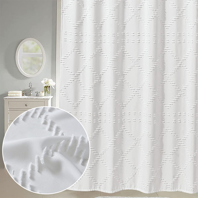 Textured Pattern Window Curtains Bowlift