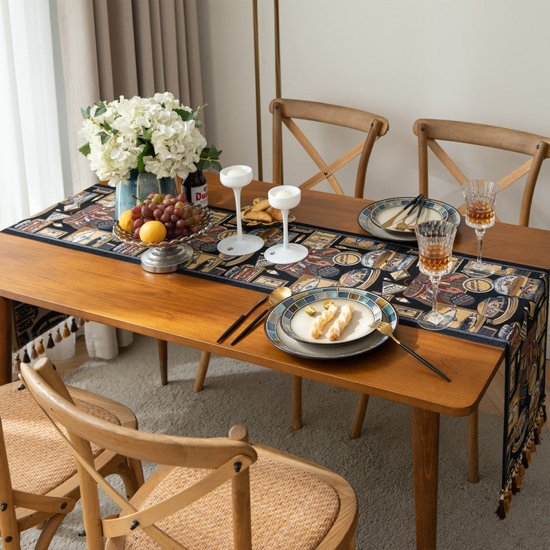 Vintage-Inspired Dining Table Runner