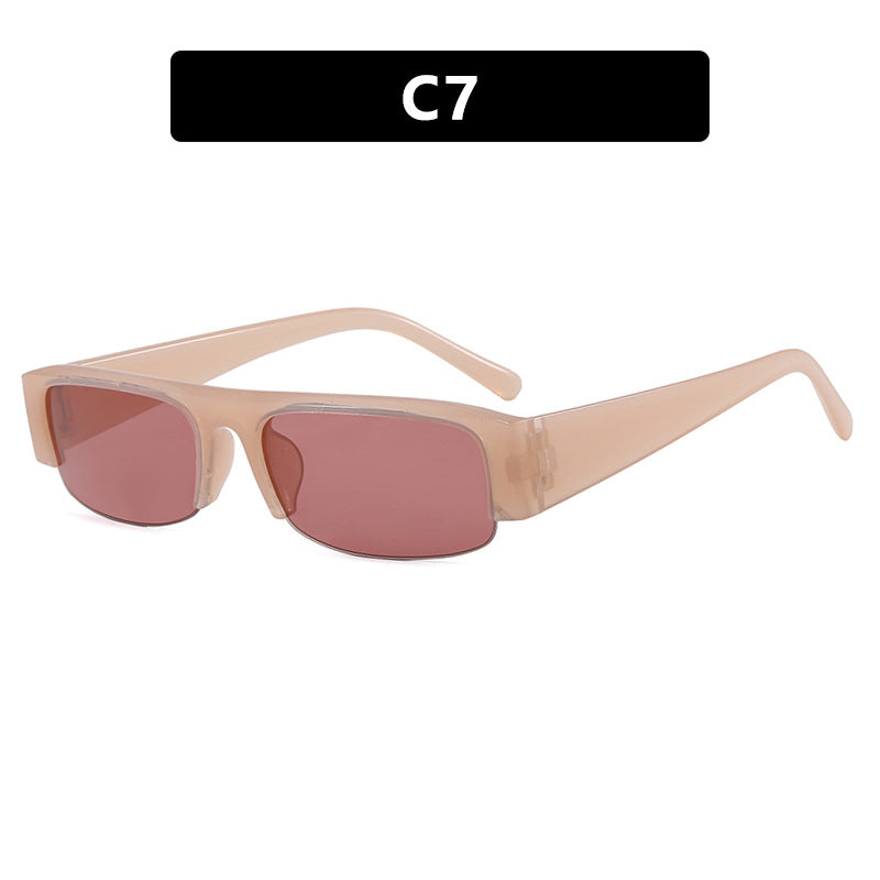 Women’s sunglasses in urban style with a wide frame and protective UV filter Bowlift