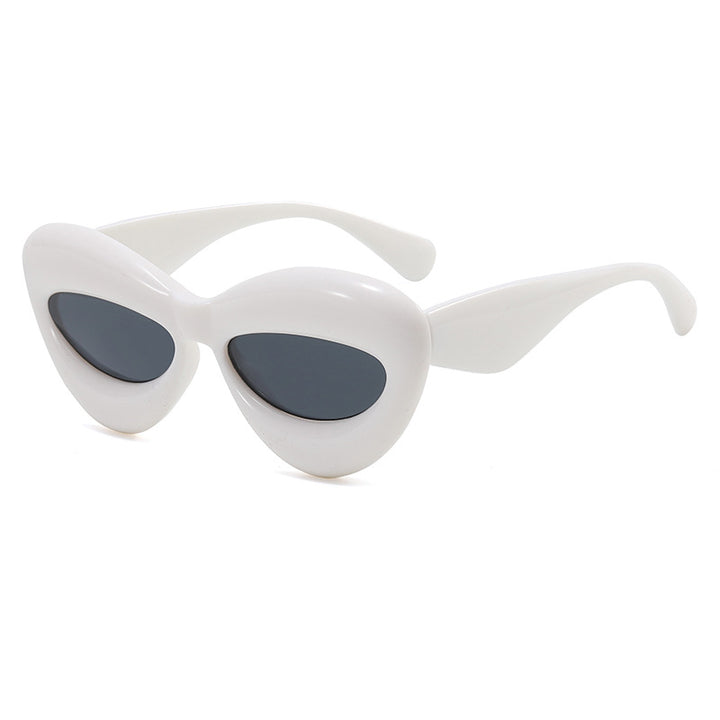 Women's creative designer cat-eye style sunglasses Bowlift