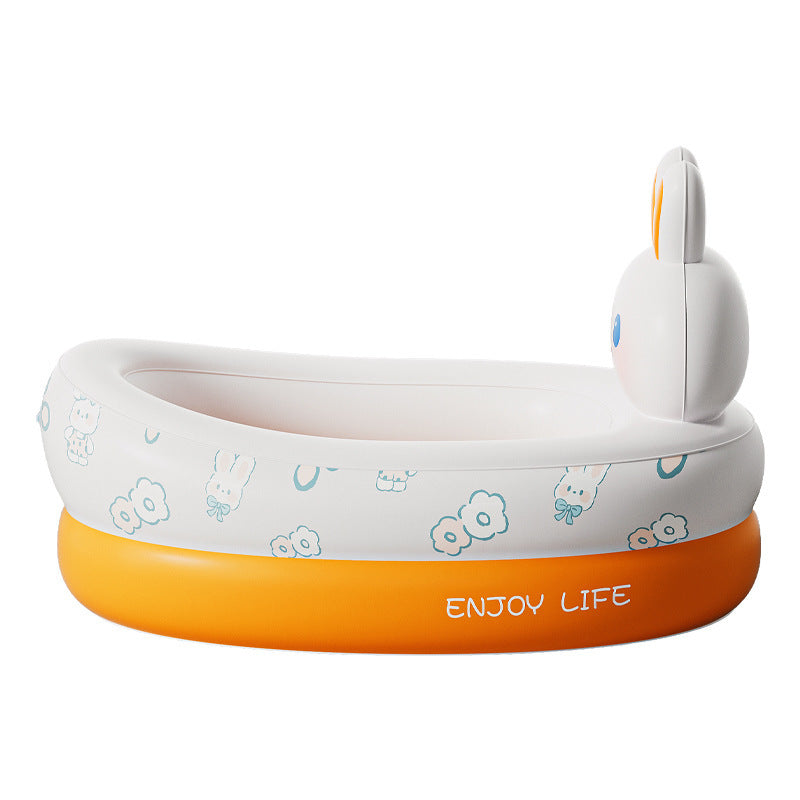 Women's Inflatable Baby Bathtub with Cuddle Motif Bowlift