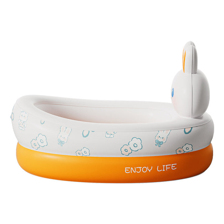 Women Inflatable Baby Bathtub with Cuddle Motif Bowlift