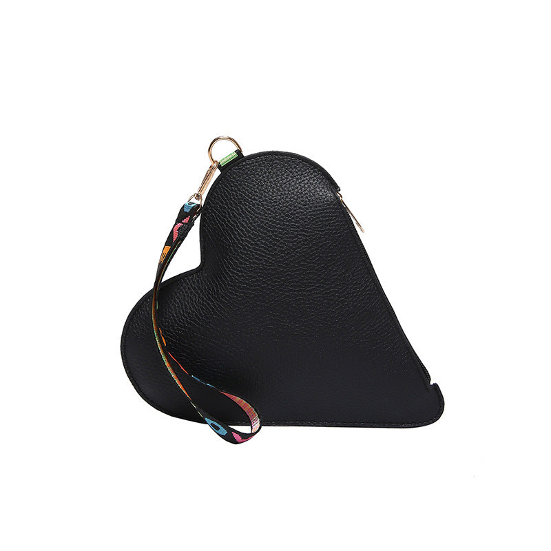 WoHeart-Shaped Compact Handbag Bowlift