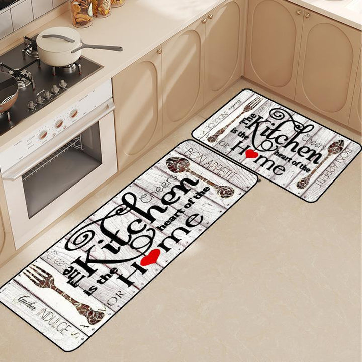 Anti-Fatigue Memory Foam Kitchen Runner and Square Mat Set with Non-Slip Backing Bowlift