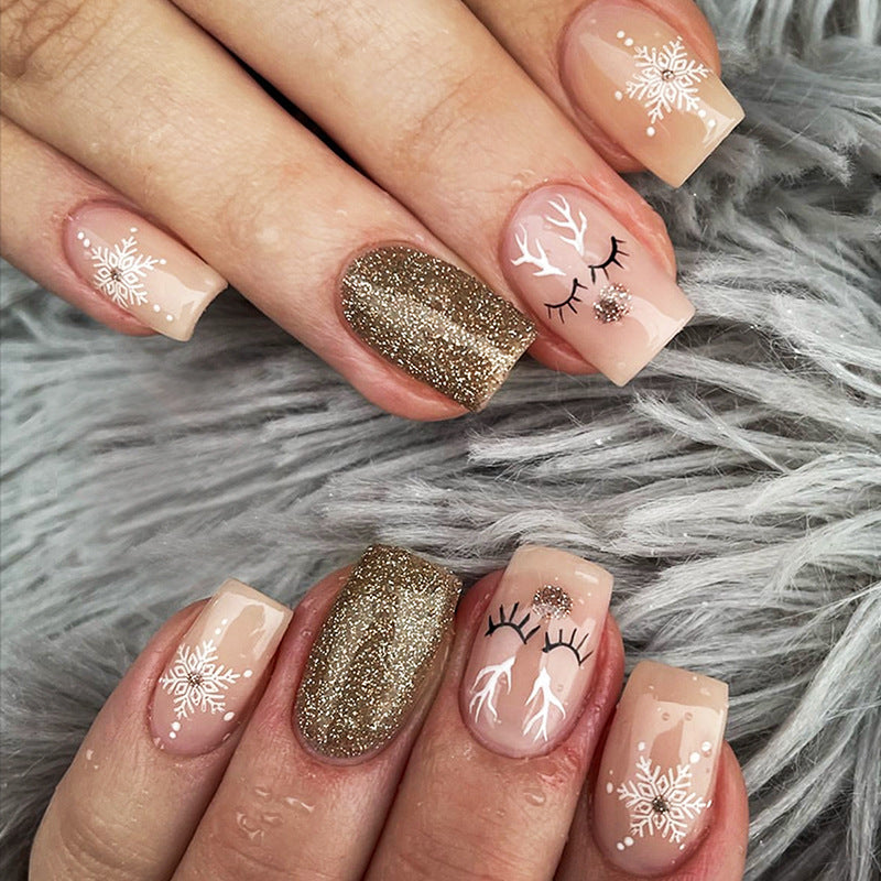 Glittery Press-On Nail Collection Bowlift