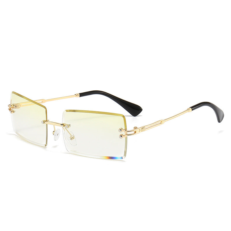 Women's fashionable rectangular sunglasses with gradient lenses Bowlift