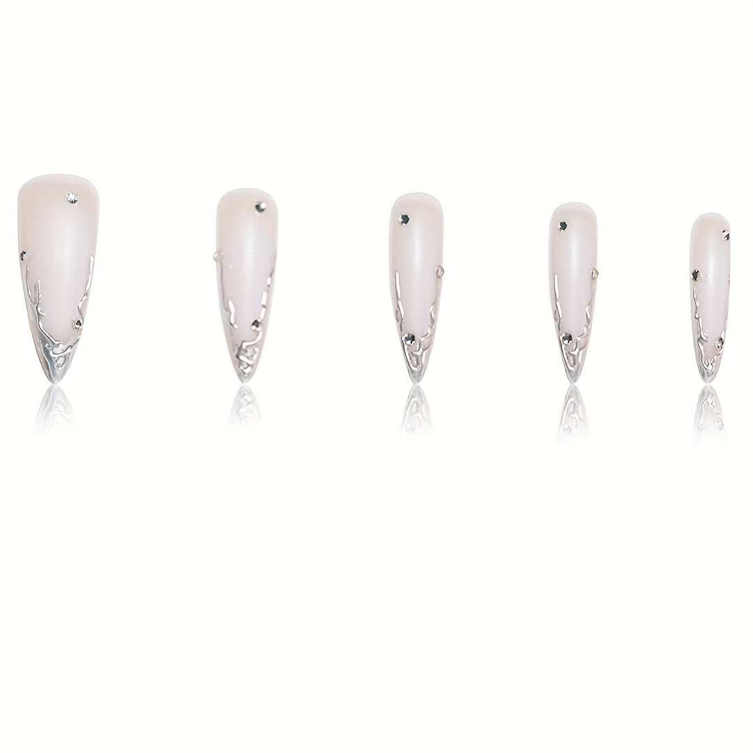 Premium Artistic Stiletto Nail Extensions Bowlift