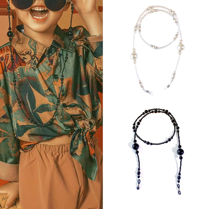 Fashionable Beaded Eyewear Support Bowlift